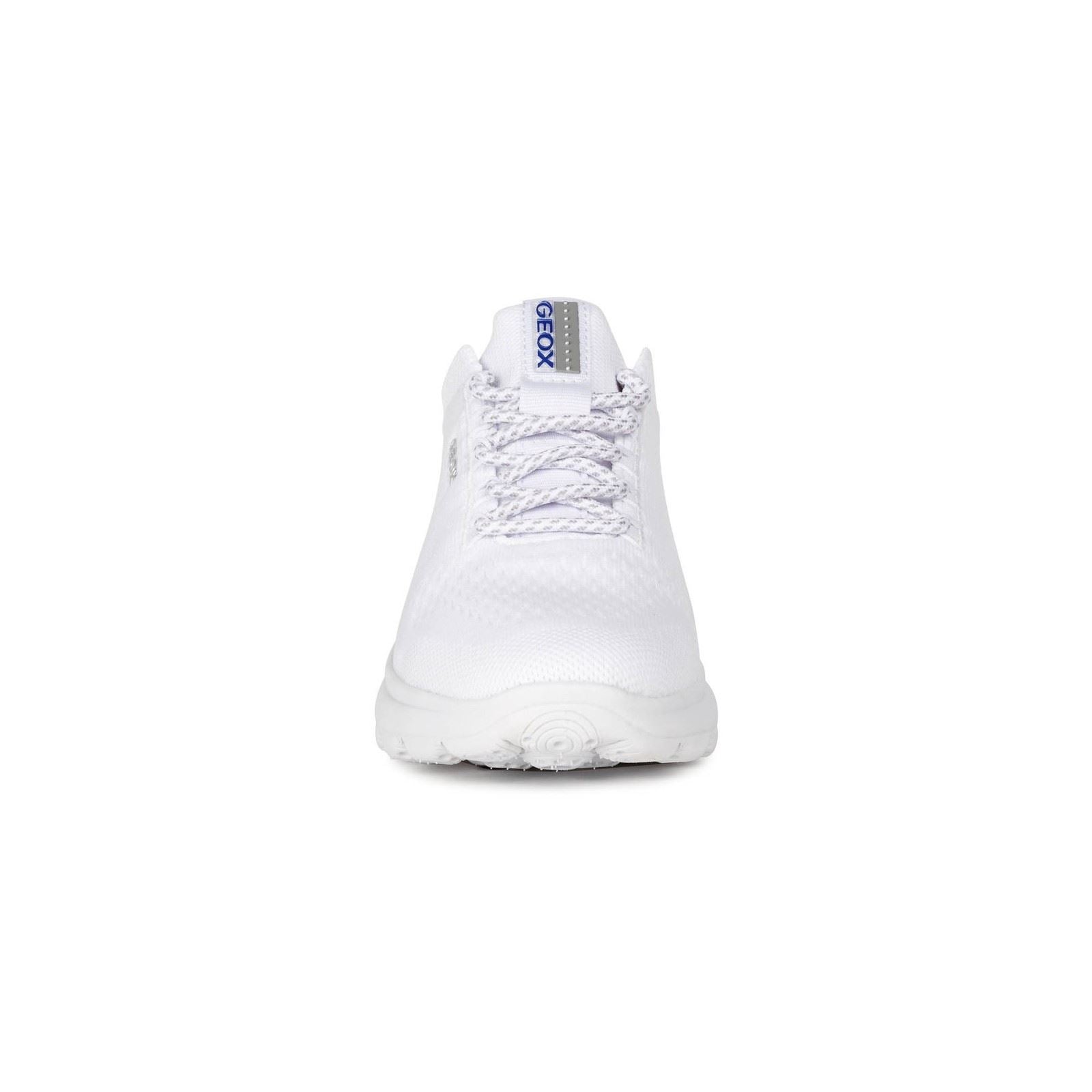 Geox D Spherica A Leather Women's White Sneakers