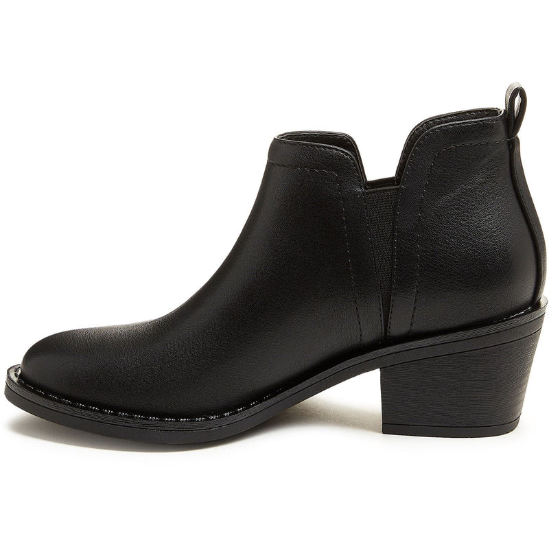 Rocket Dog York Synthetic Women's Black Heeled Ankle Boots