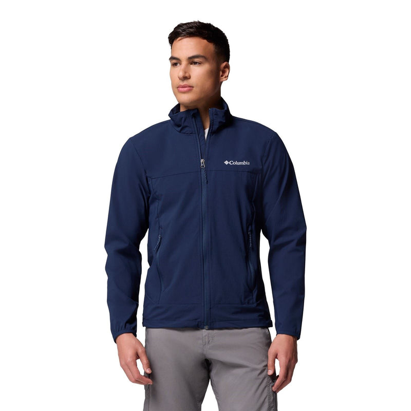 Columbia Heather Canyon II Jacket Men's Blue Softshell Jacket