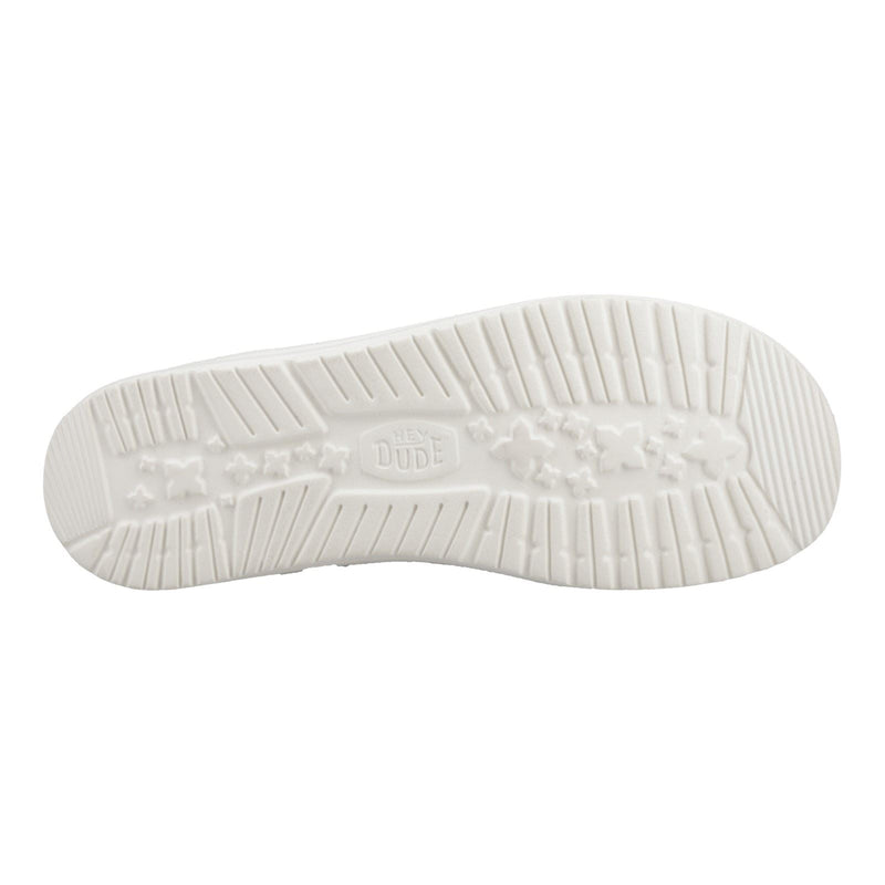 HEYDUDE Wendy Funk Surf Baja Cotton Blend Women's Black/Multi Moccasins Shoes