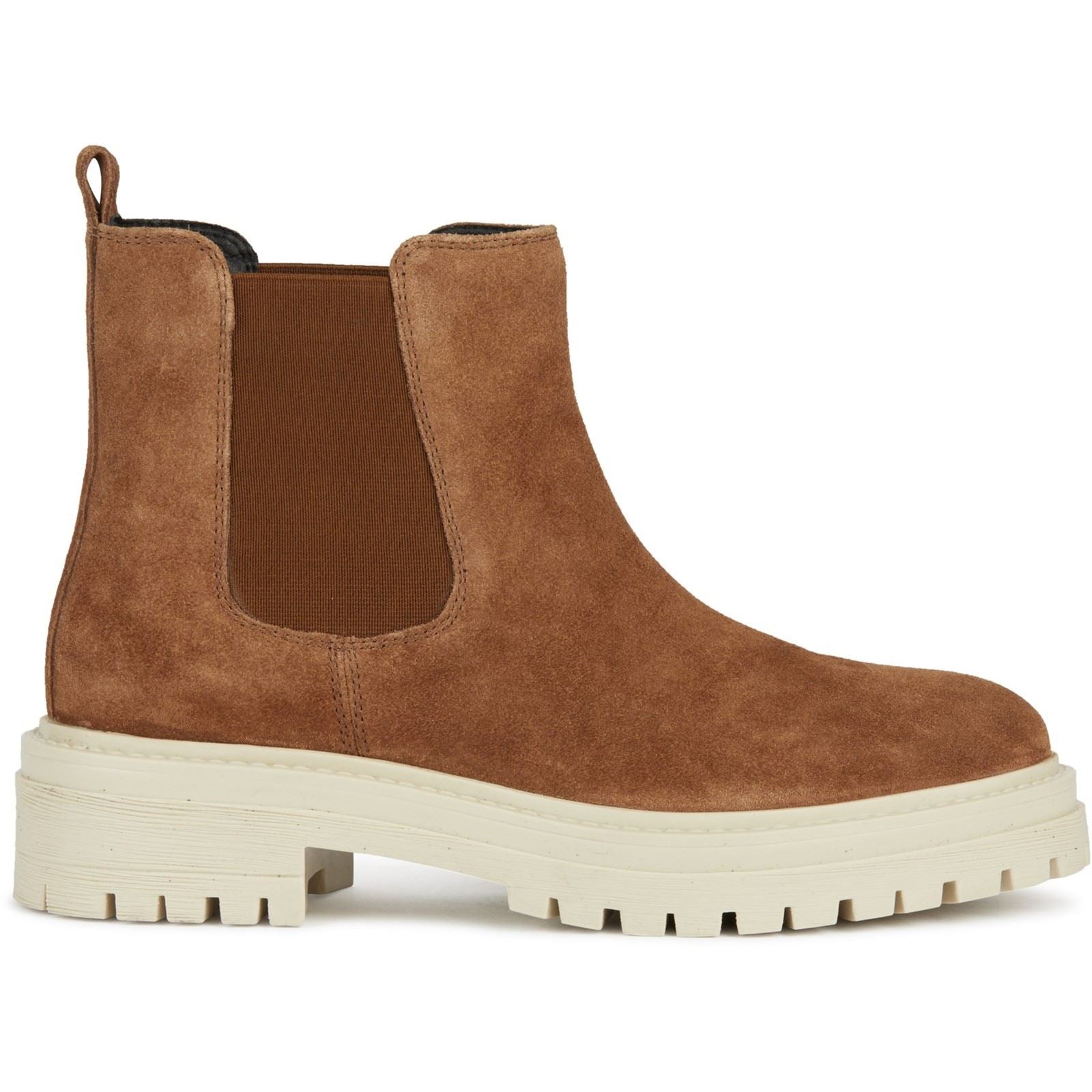 Geox D Iridea Leather Women's Brown Boots