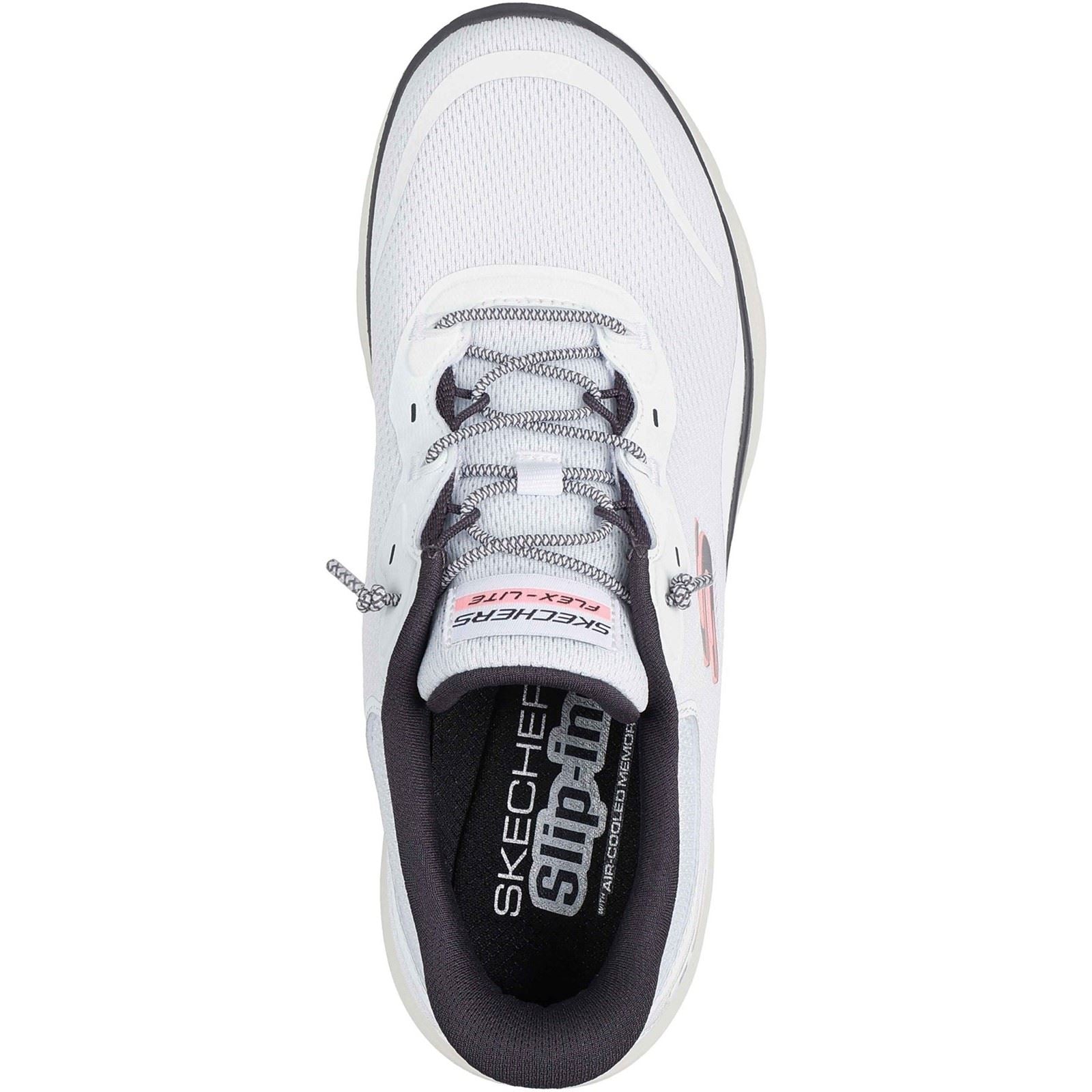 Skechers Flex Appeal 5.0 Easy Breezy Textile Women's White/Multi Standard Trainers