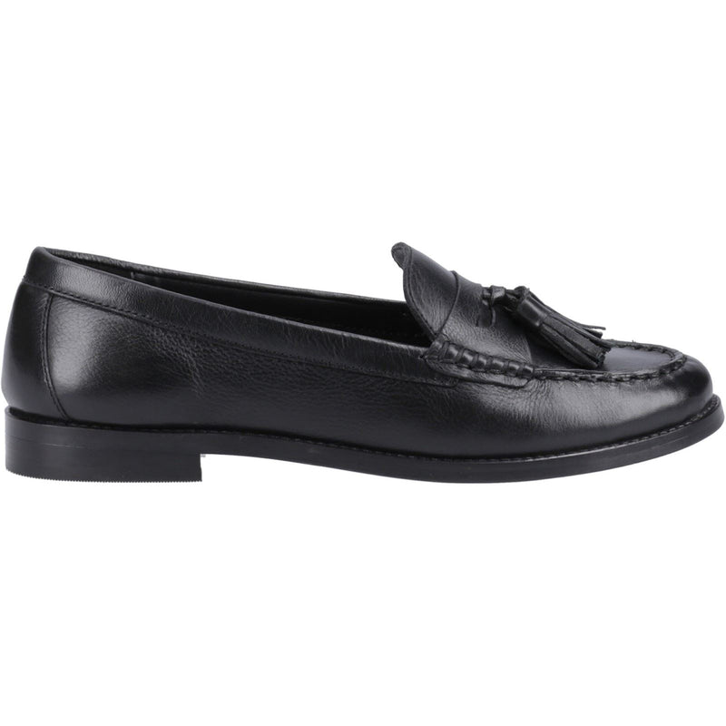 Hush Puppies Connie Leather Women's Black Loafers