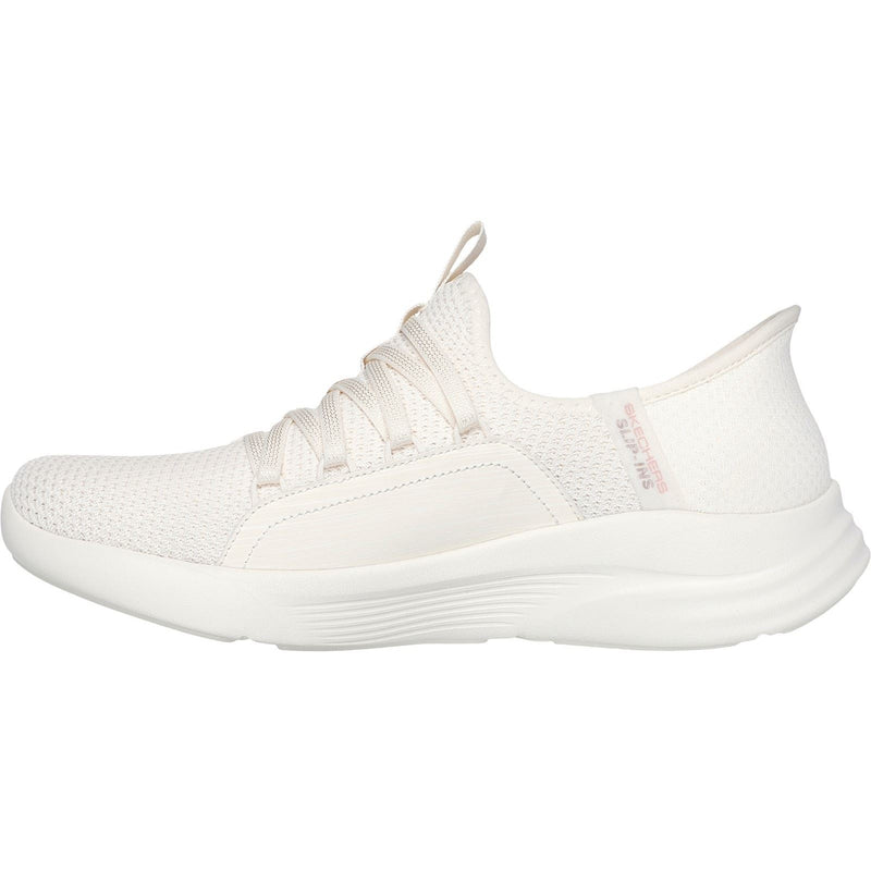 Skechers Relaxed Fit Sport - Ballet Chic Textile Women's Off White Sneakers