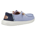 HEYDUDE Wendy Chambray Boho 100% Cotton Women's Blue Loafers