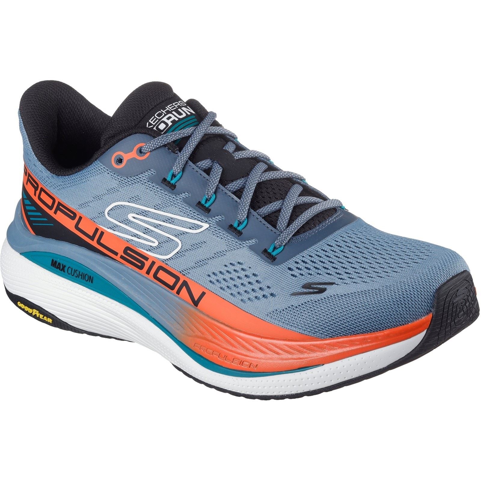 Skechers Performance Max Cushioning Propulsion Textile Men's Slate Sneakers