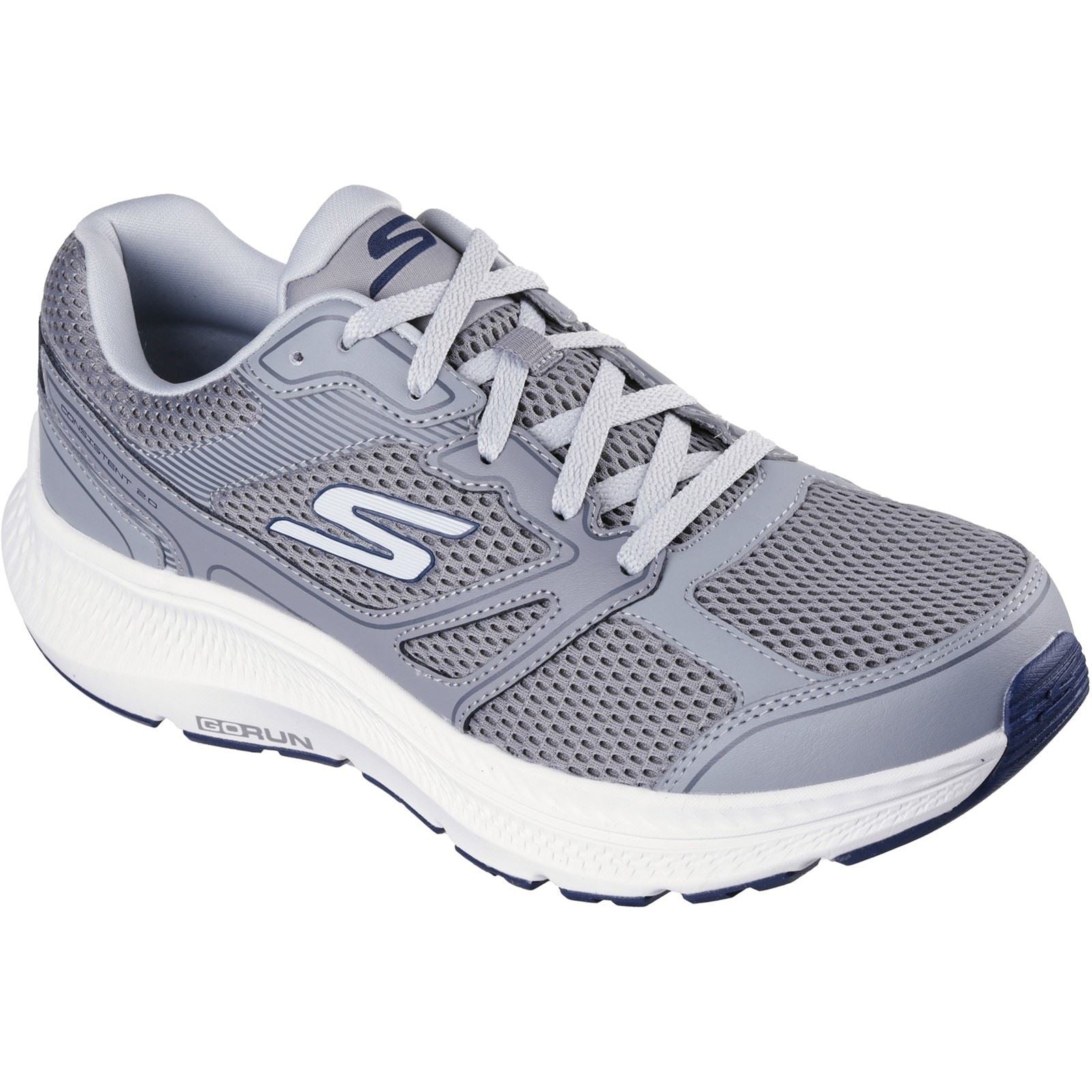 Skechers Go Run Consistent 2.0 Mapleton Leather Men's Grey Sneakers