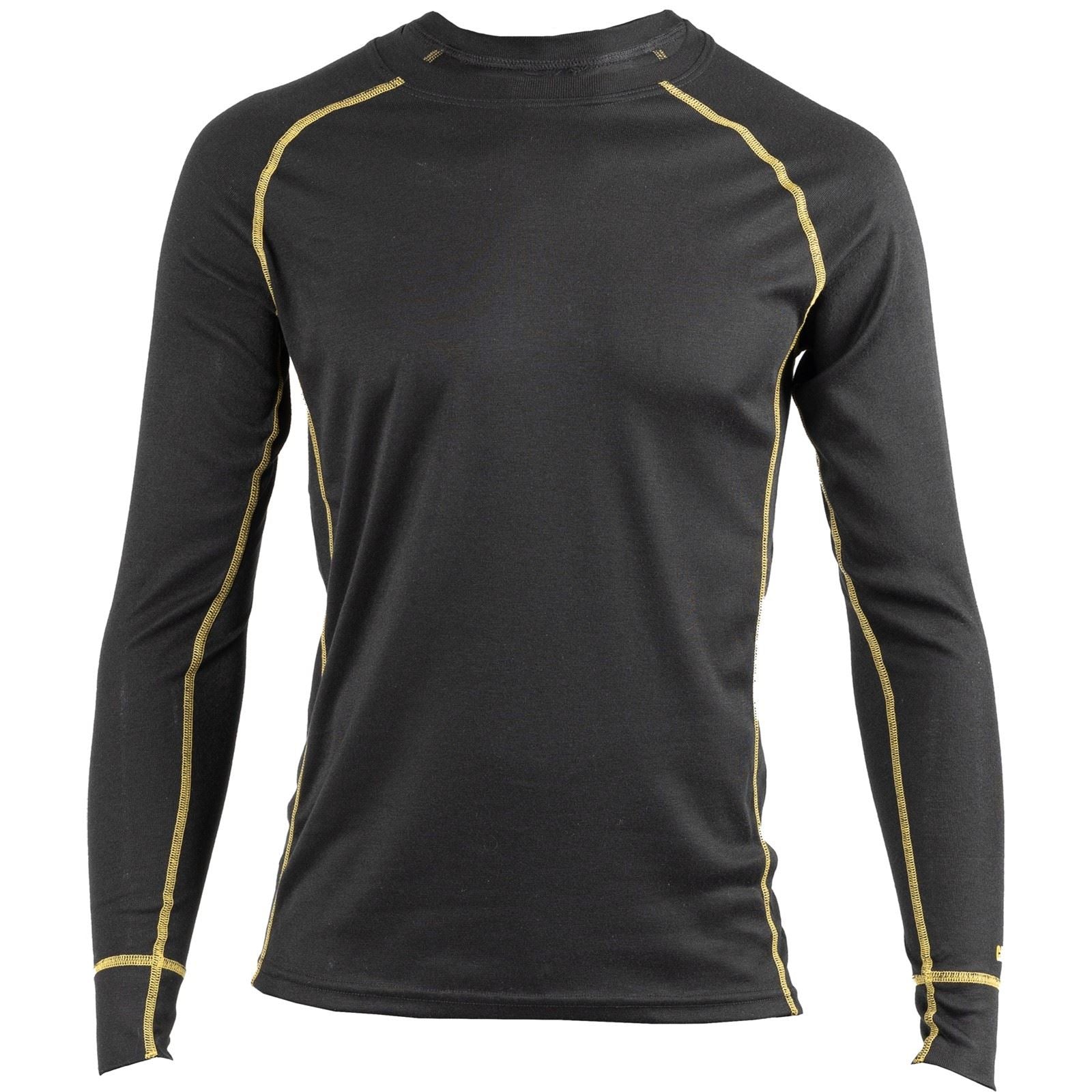 Caterpillar Thermo Synthetic Men's Black Base Layer Shirt