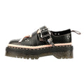 Dr. Martens Kemsley Athena Leather Women's Black/Powder Pink Shoes
