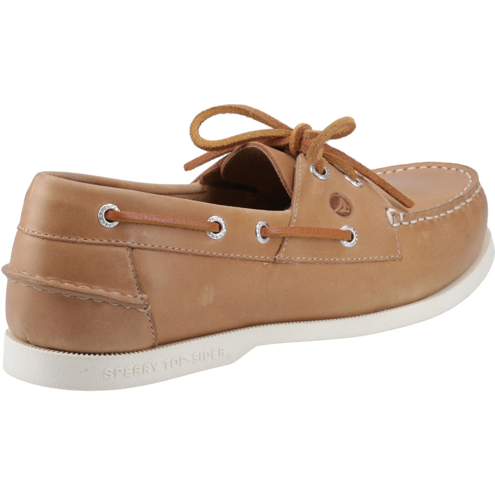 Sperry Tacoma Leather Men's Camel Boat Shoes