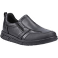 Hush Puppies Sergio Leather Boys's Black Loafers