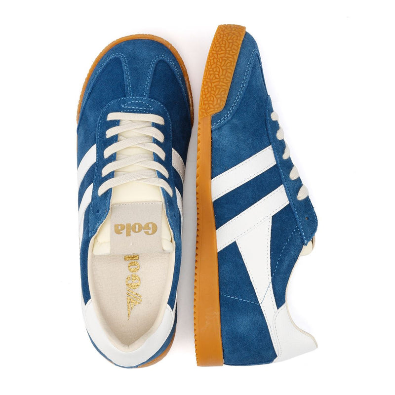 Gola Elan Suede Women's Marine Blue/White Sneakers