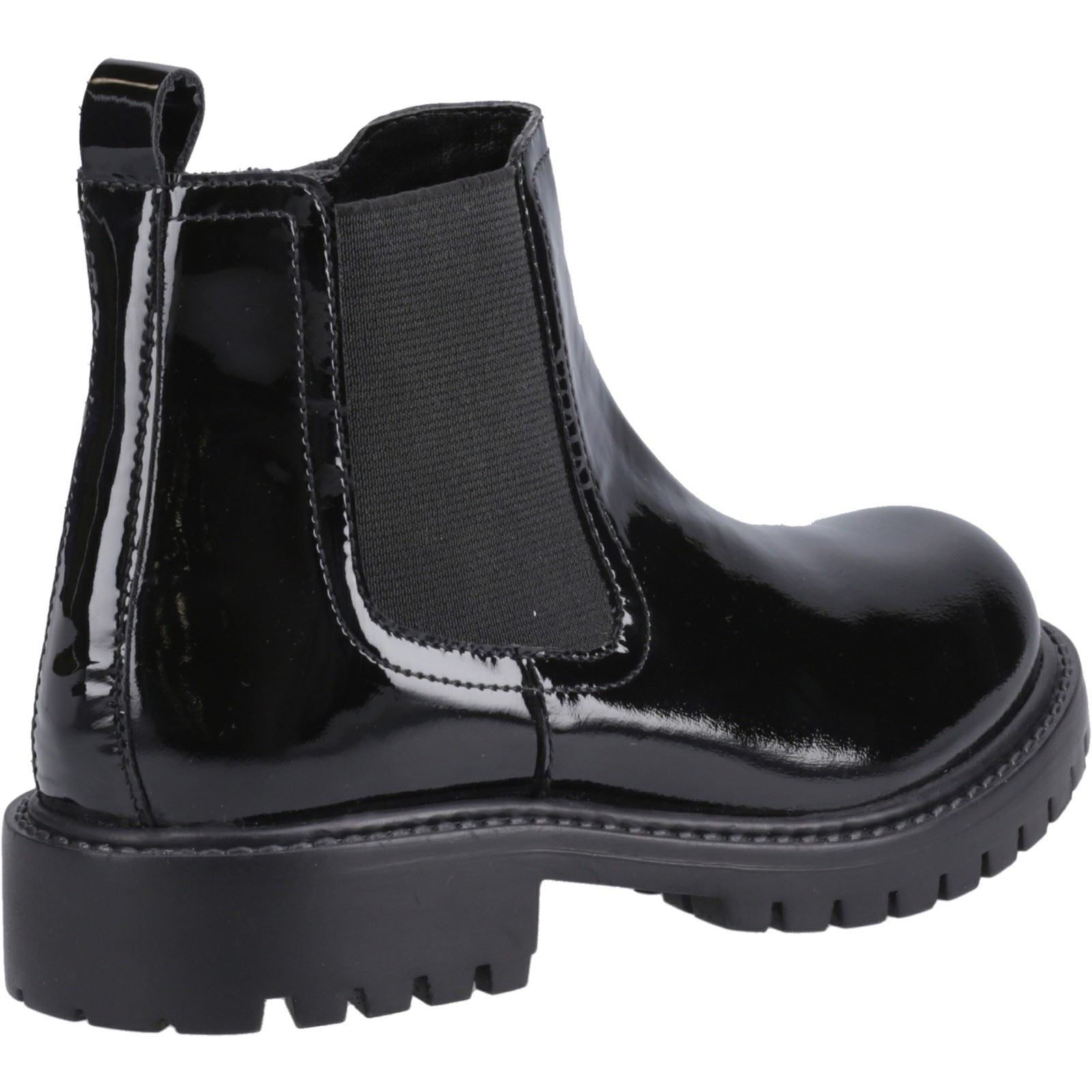 Hush Puppies Ariella Chelsea Leather Girls's Black Boots