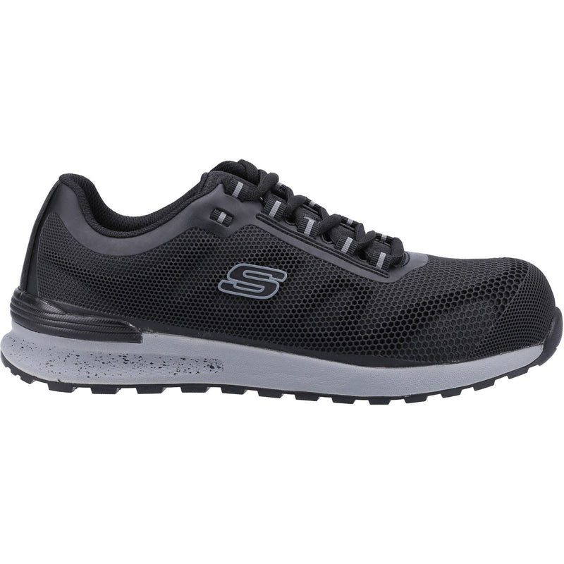 Skechers Workwear Bulklin Bragoo Textile Men's Black Safety Sneakers