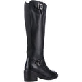 Hush Puppies Heidi Leather Women's Black Leather Boots