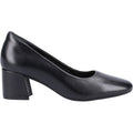 Hush Puppies Alicia Court Shoe Leather Women's Black Heels
