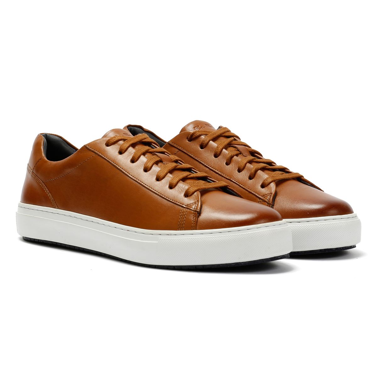 Ben Sherman Ace Cupsole Leather Men's Tan Sneakers