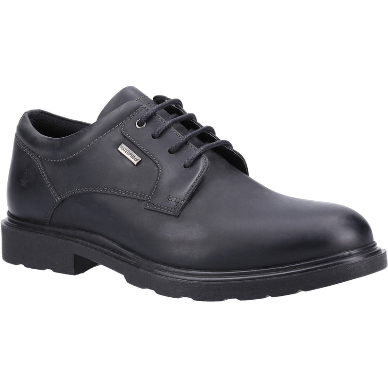Hush Puppies Pearce Leather Men's Black Lace-Up Shoes