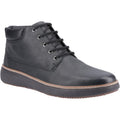 Hush Puppies Kian Leather Men's Black Ankle Boots
