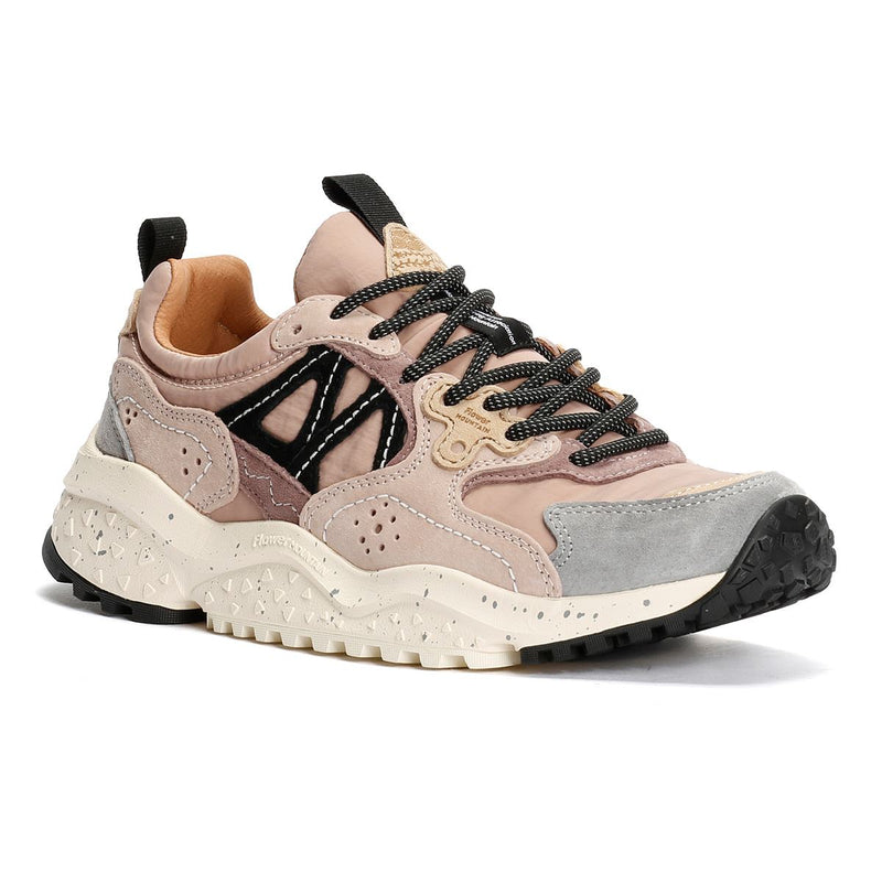 Flower Mountain Solin Women's Suede/Nylon Gray/Soft Pink Sneakers