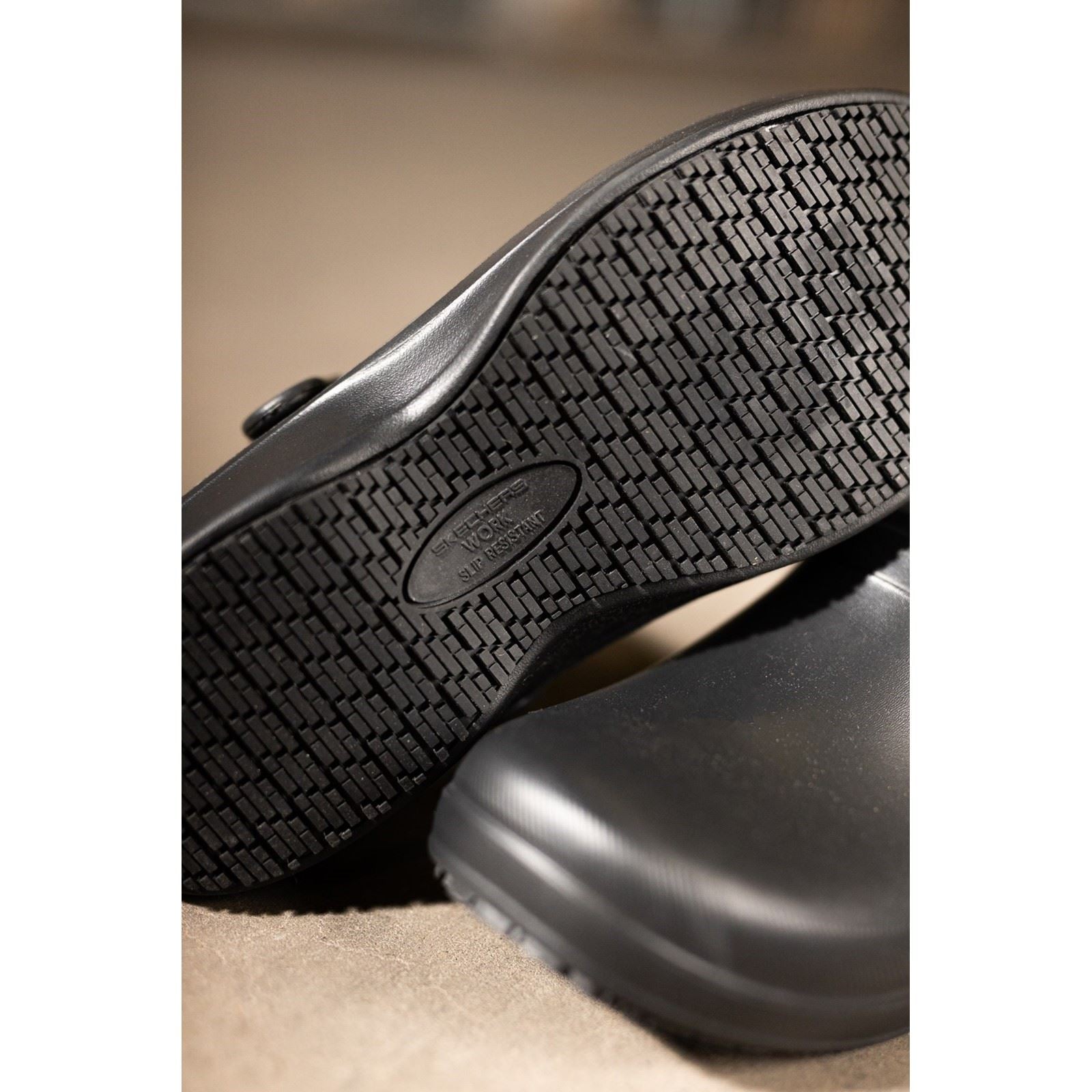 Skechers Workwear Riverbound Men's Black Clogs