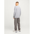 Jack & Jones Milano Stitch Cotton Men's Grey Sweatshirt