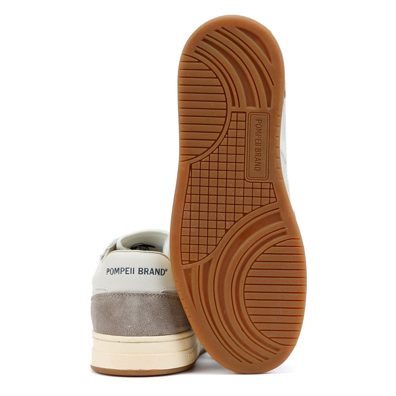 Pompeii Elan Leather Men's Ecru/Taupe Sneakers