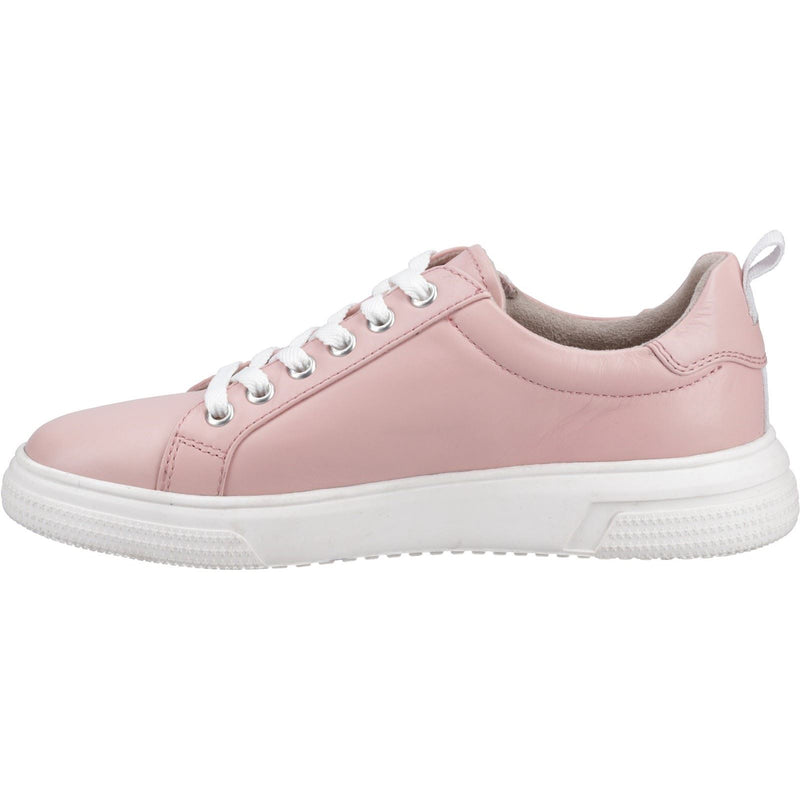 Hush Puppies Martha Leather Women's Pink Sneakers
