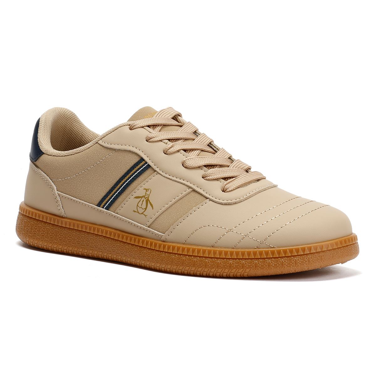 Penguin Striker Men's Beige/Navy Sneakers