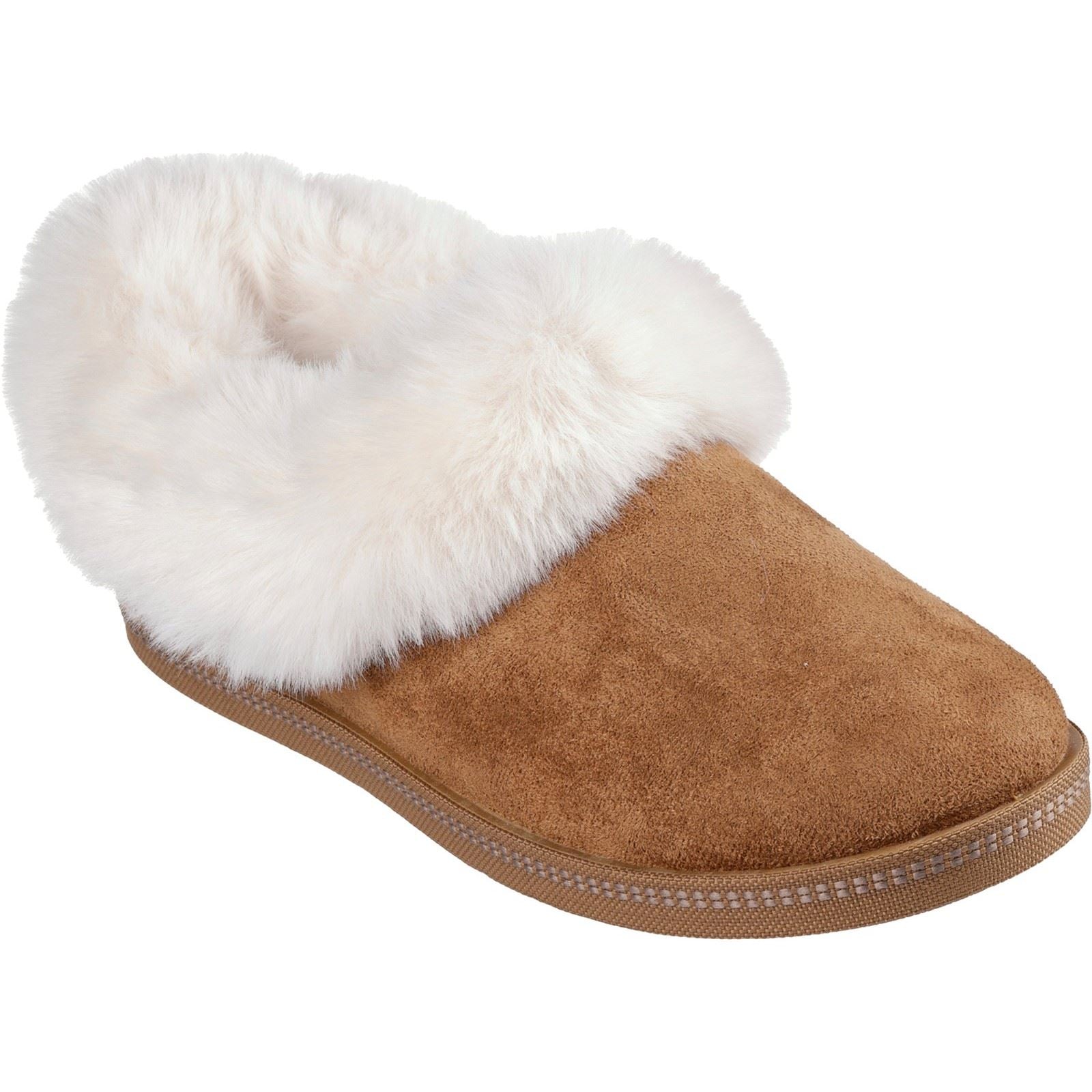 Skechers Cozy Campfire Winter Nights Synthetic Women's Chestnut Slippers