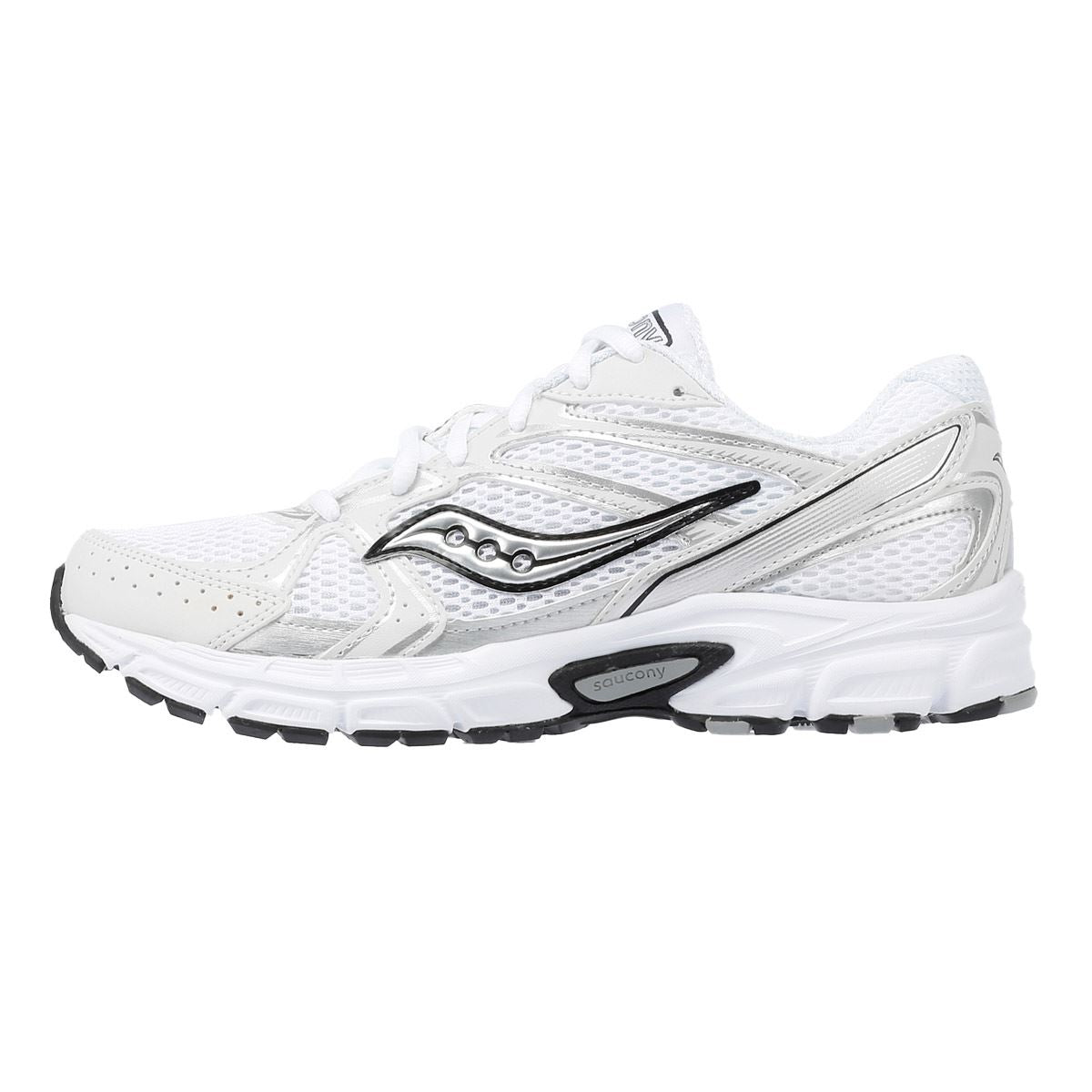 Saucony Ride Millenium White/Silver Sneakers