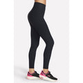 Skechers Performance GOFLEX Rib Nylon Women's Black Sports Leggings