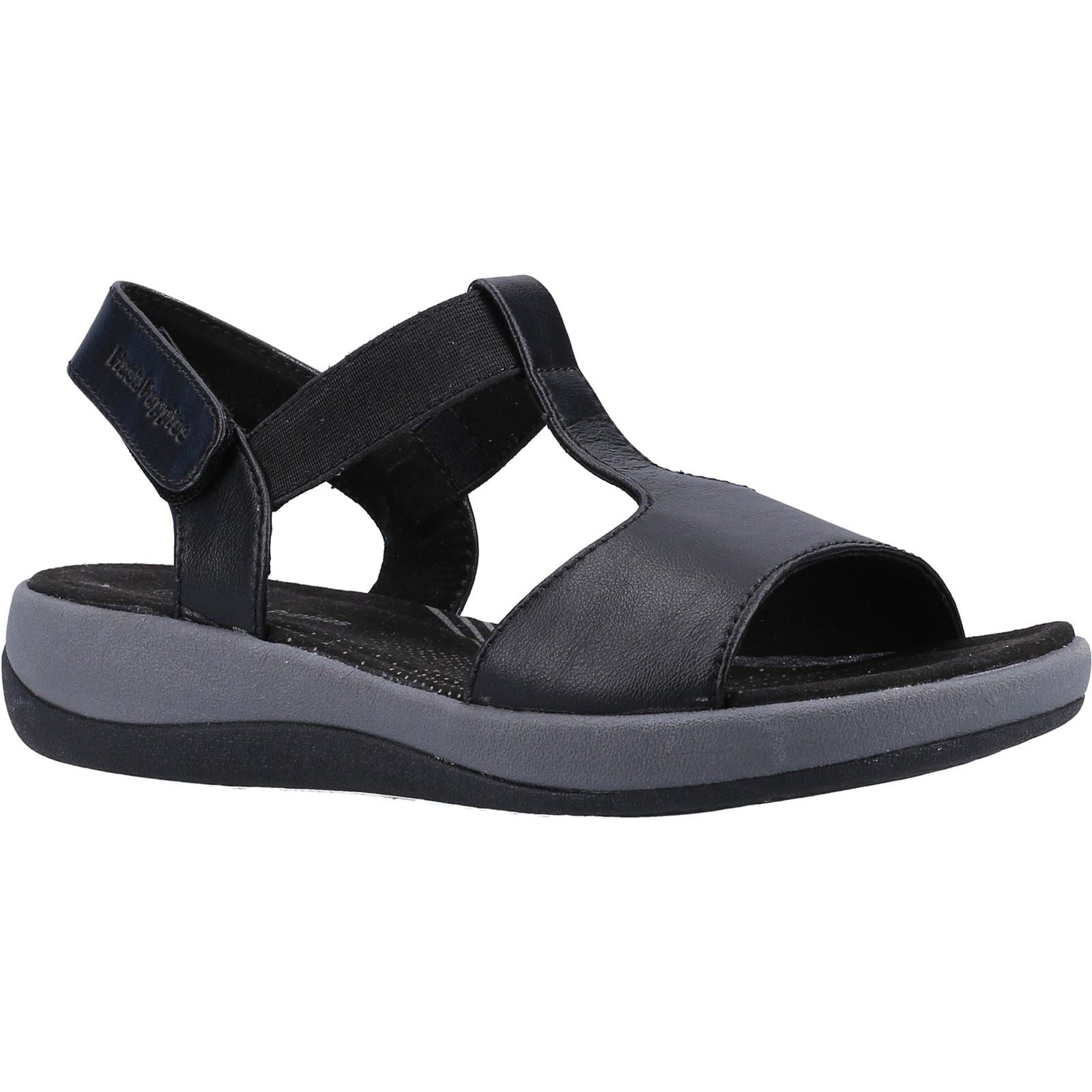 Hush Puppies Sylvie Leather Women's Black Sandals