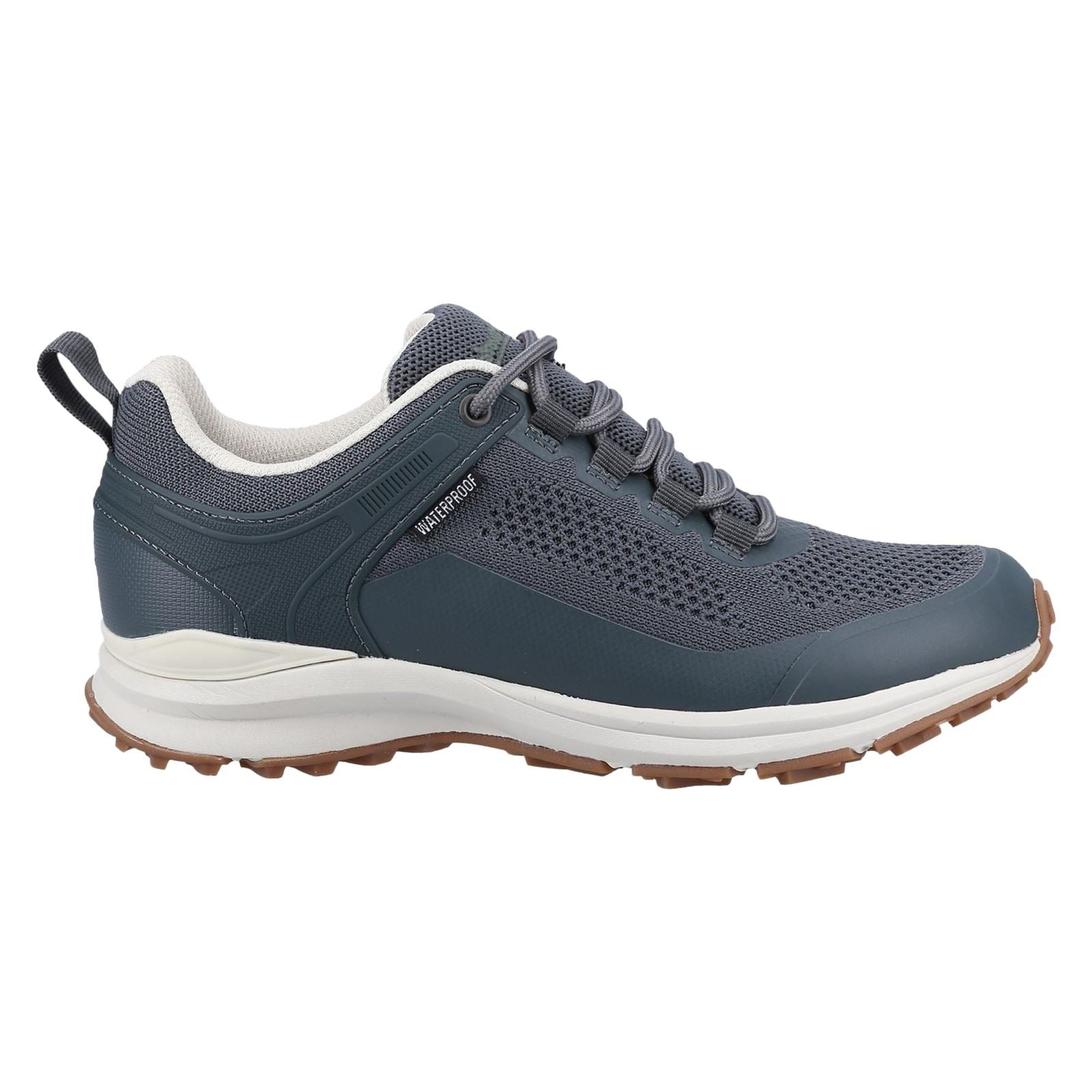 Cotswold Compton Recycled Plastic+Synthetic Pu Women's Grey Sneakers