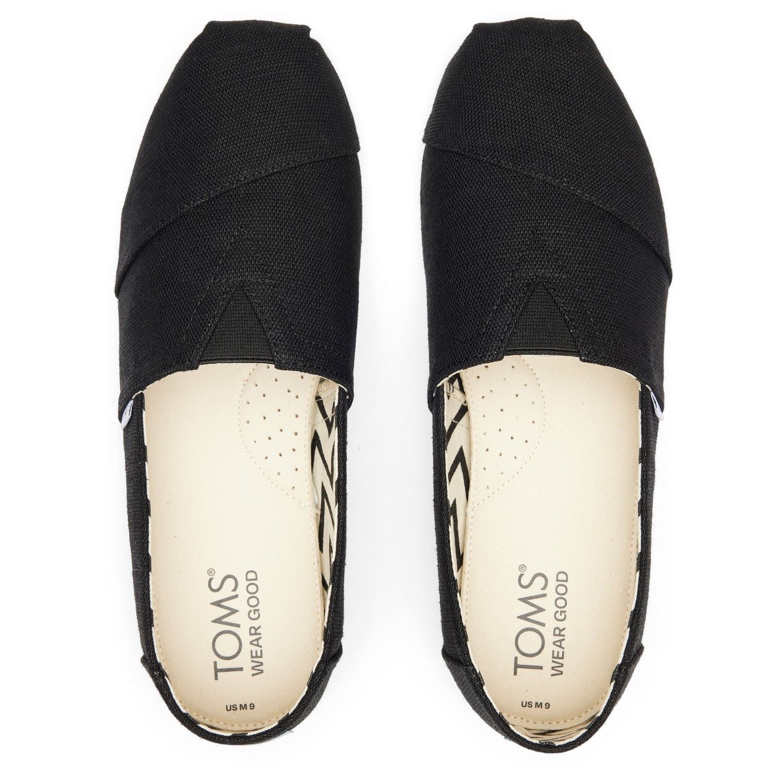 TOMS Alpargata Cotton Men's Black Sandals