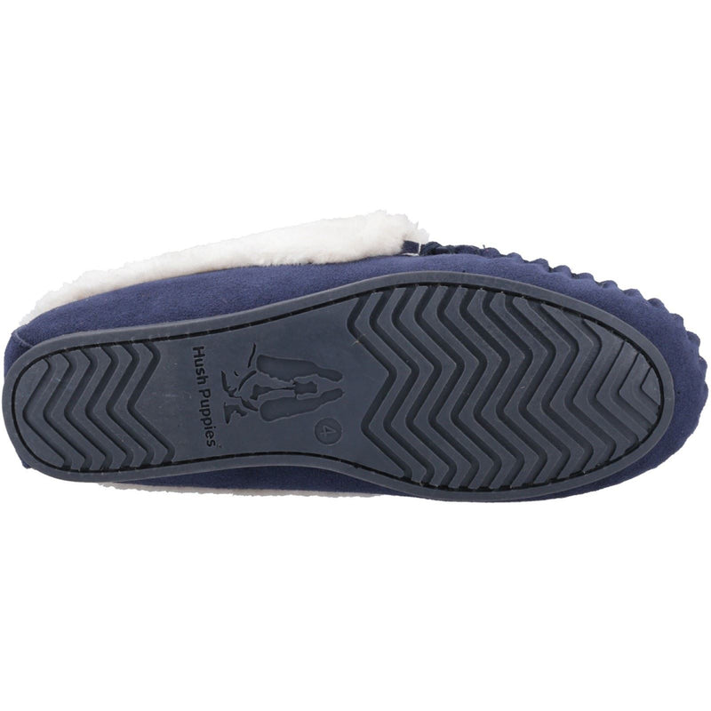 Hush Puppies Agnes Suede Women's Navy Slippers