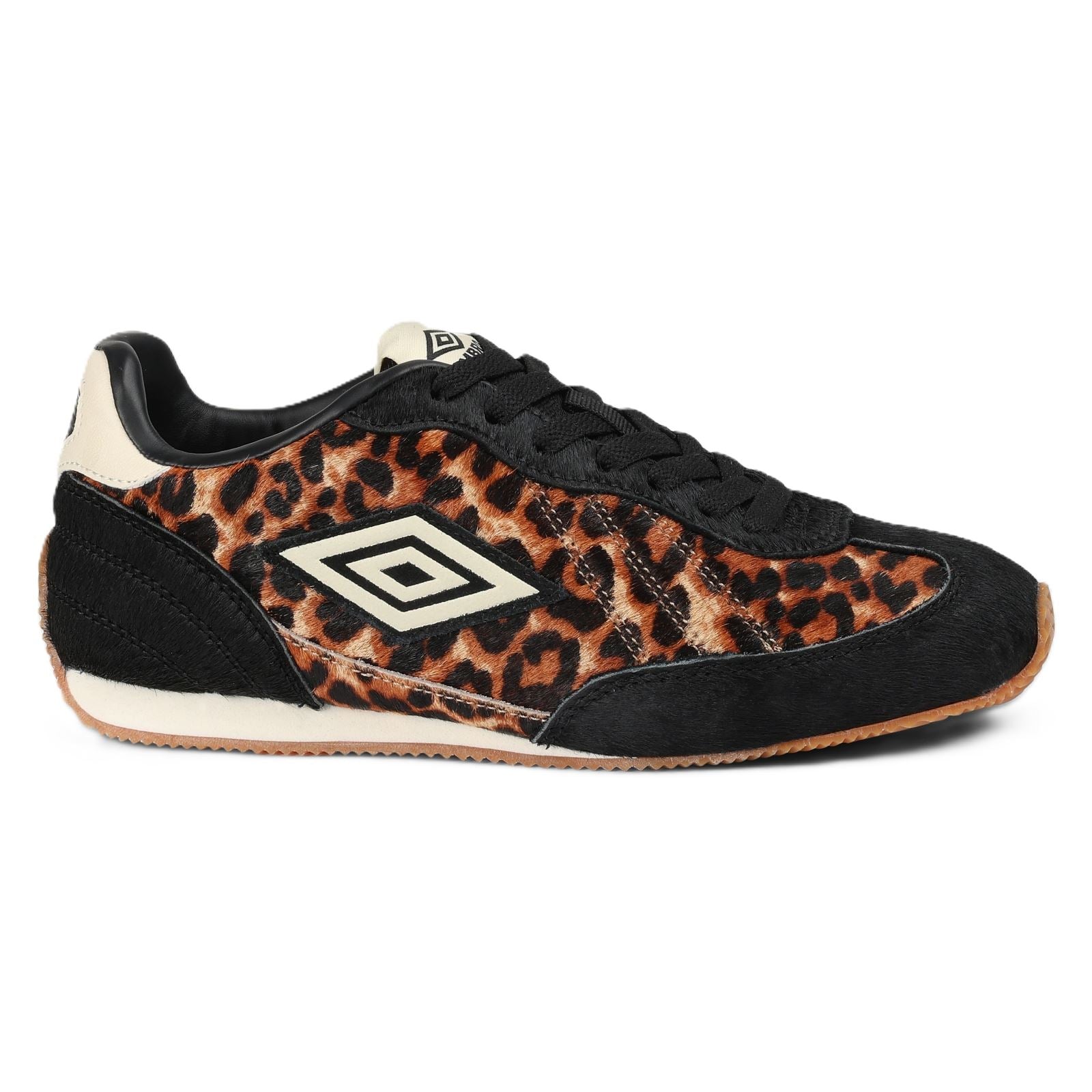 Umbro Clayton Leopard Black Sneakers