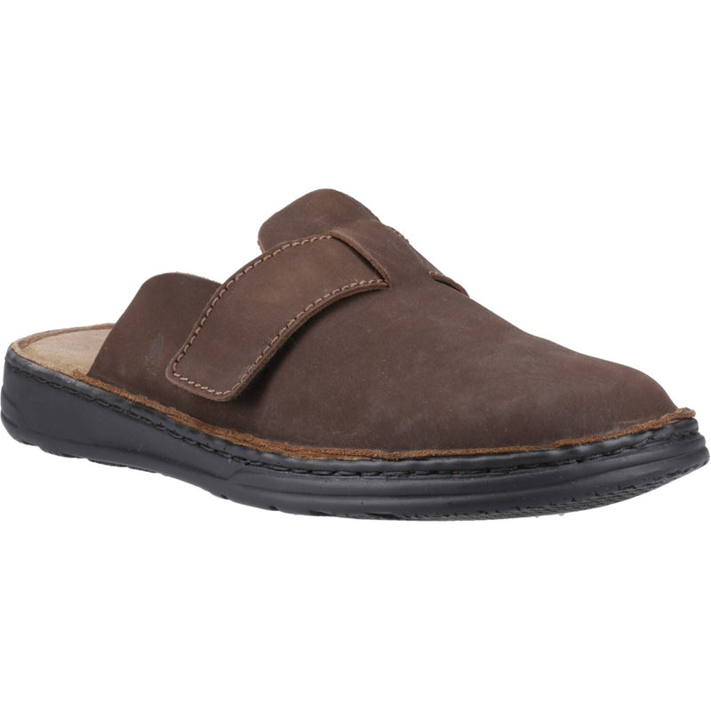 Hush Puppies Edward Leather Men's Brown Mules