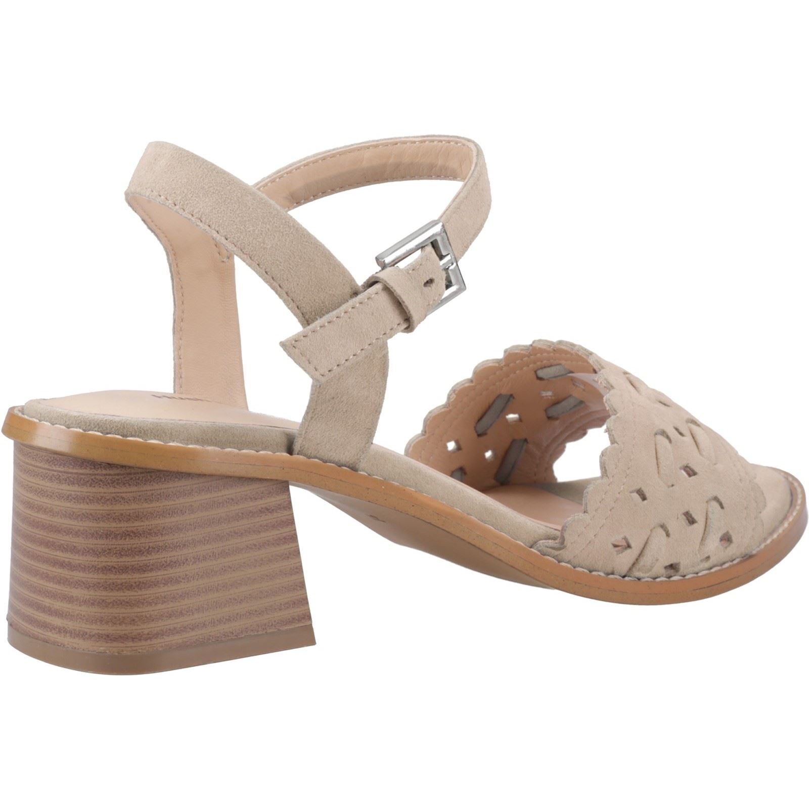Hush Puppies Lacie Suede Women's Taupe Heels