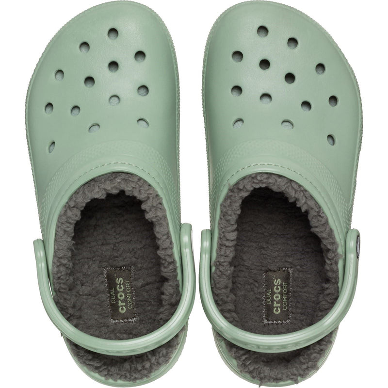 Crocs Classic Lined Clog Synthetic Moss/Multi Clogs