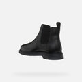 Geox Spherica EC1 C Tumble Leather Men's Black Boots