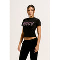 Juicy Couture Impact Juicy Logo Cotton Women's Black T-Shirt