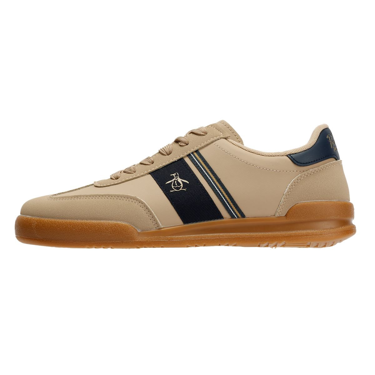 Penguin Gaz Men's Beige/Navy Sneakers