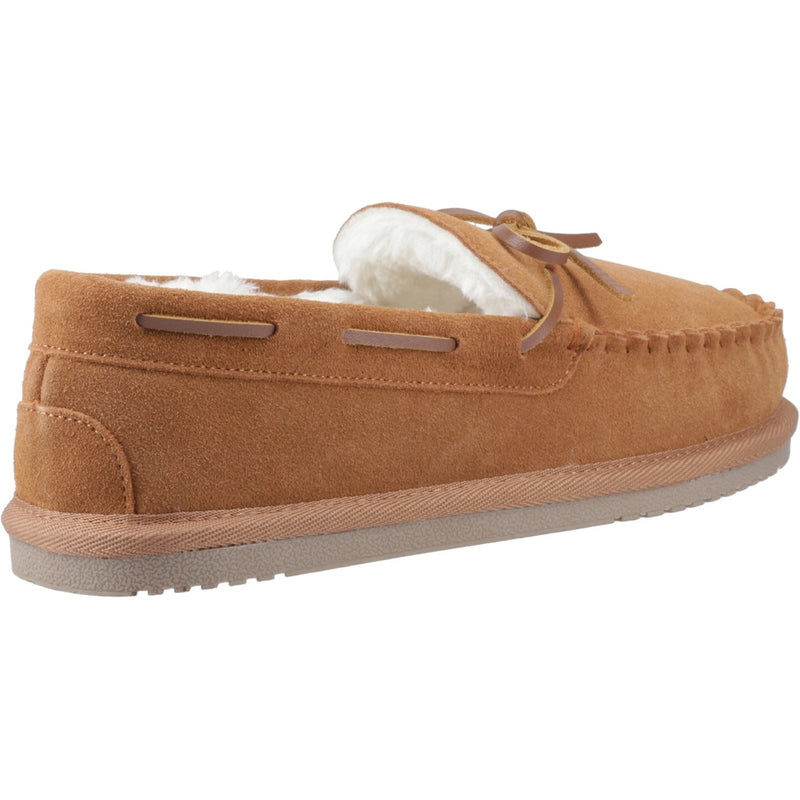 Hush Puppies Abraham Suede Men's Tan Slippers