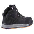 Hard Yakka 3056 Lace Zip Leather Black Safety Boots