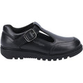 Hush Puppies Kerry Senior Leather Girls's Black Shoes