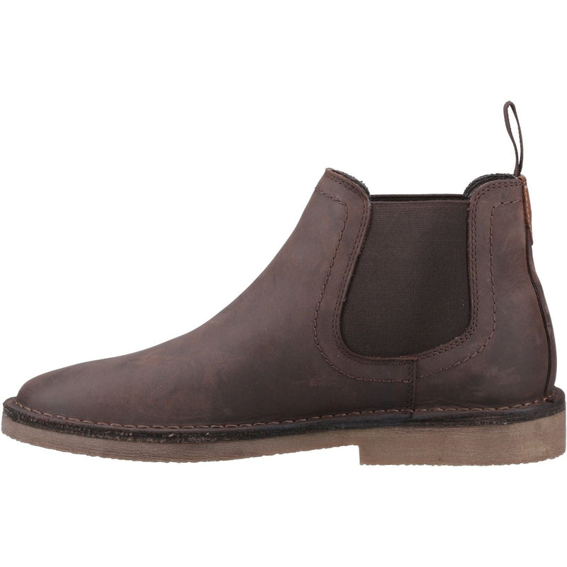 Hush Puppies Shaun Leather Men's Waxy Brown Boots