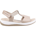 Hush Puppies Sylvie Leather Women's Taupe Sandals