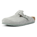 Birkenstock Boston Suede Pure Sage Clogs