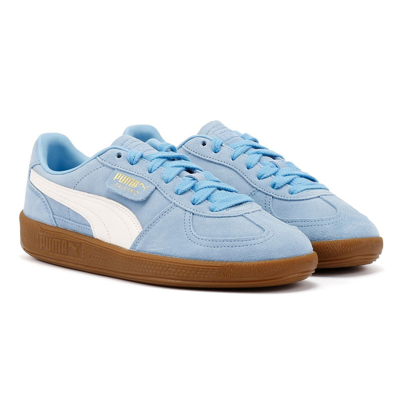 Puma Palermo Leather Light Blue/White Sneakers